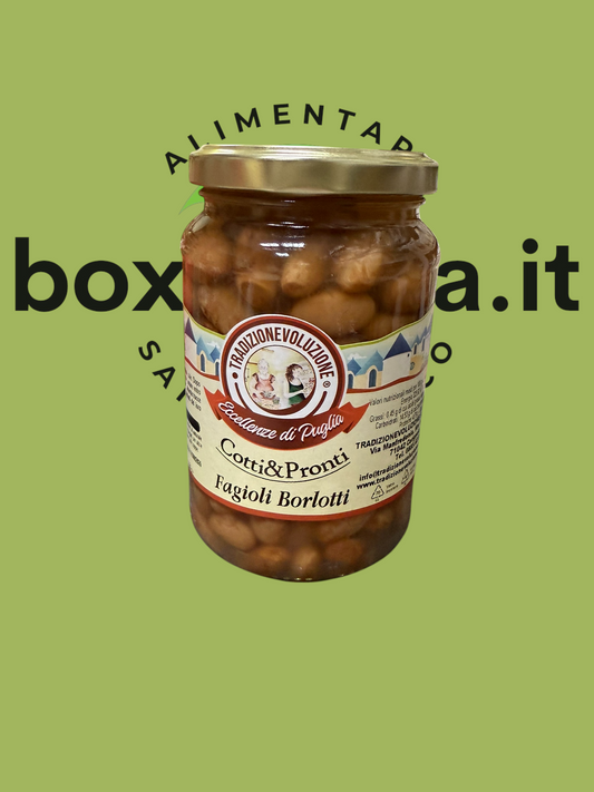 Fagioli borlotti cotti e pronti di Cerignola