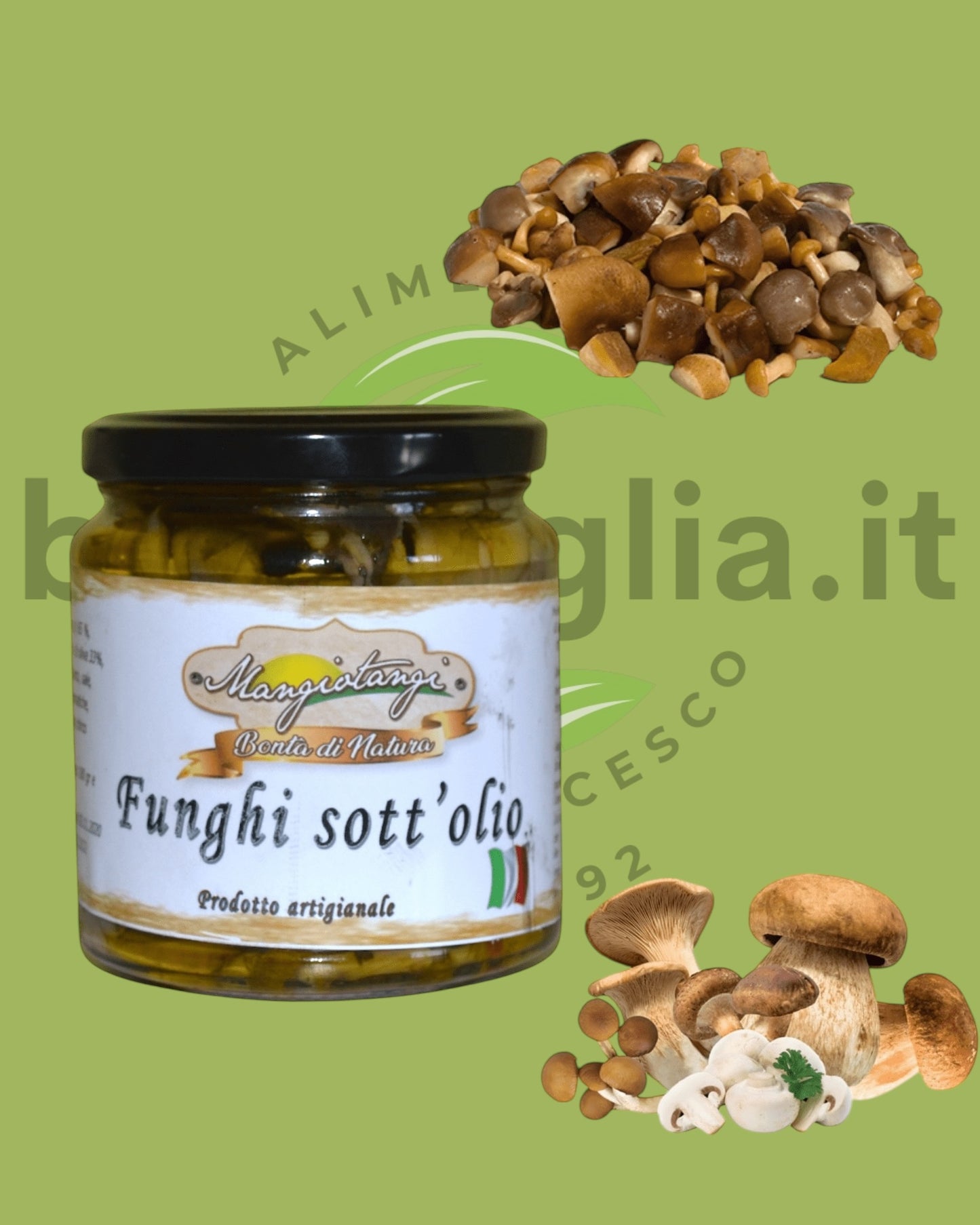 Funghi sott'olio di Faeto - 300 gr.