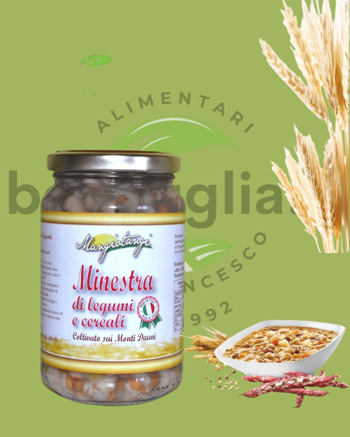 Minestra di legumi e cereali di Faeto - 280 gr.