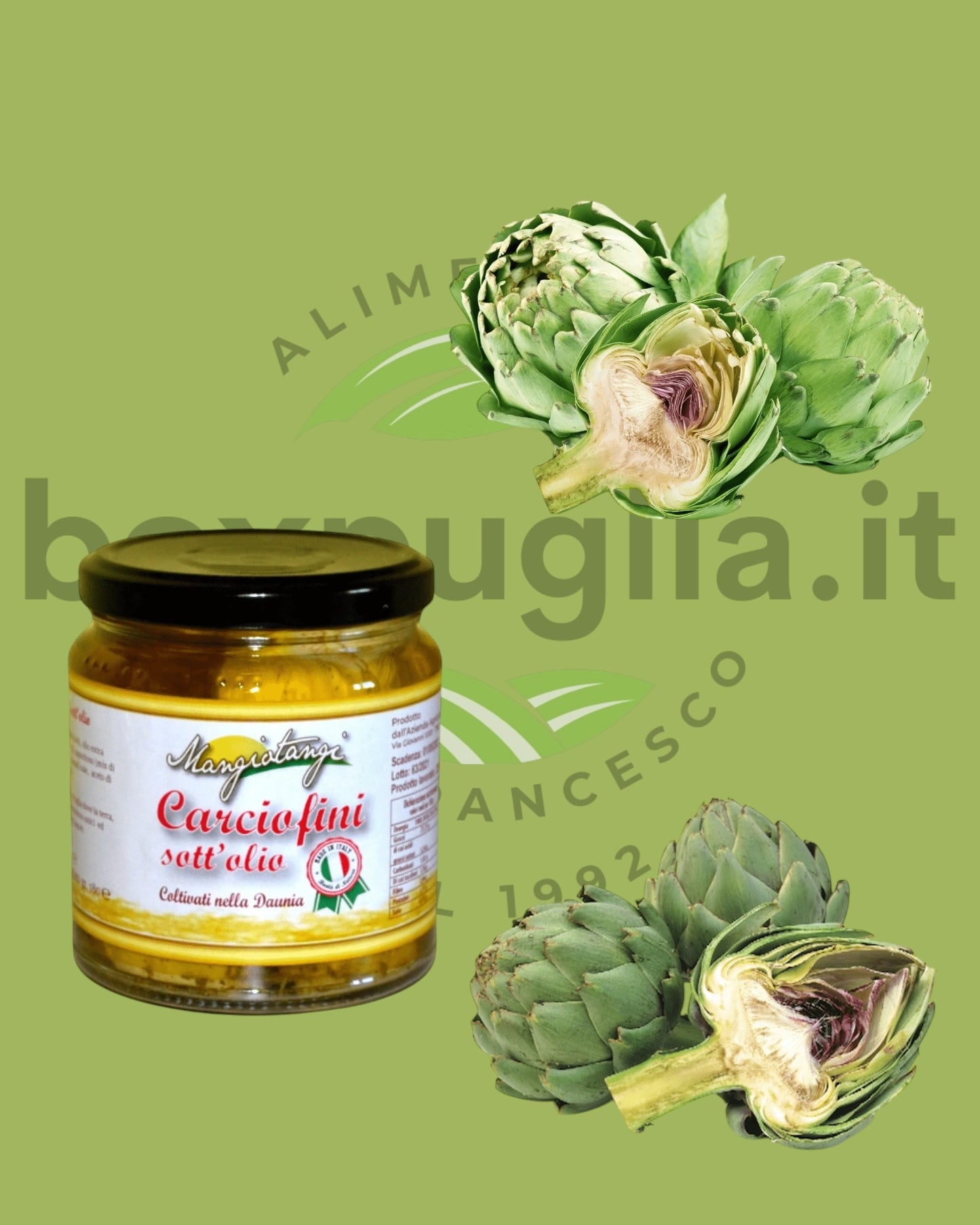 Carciofini sott'olio di Faeto - 300 gr.