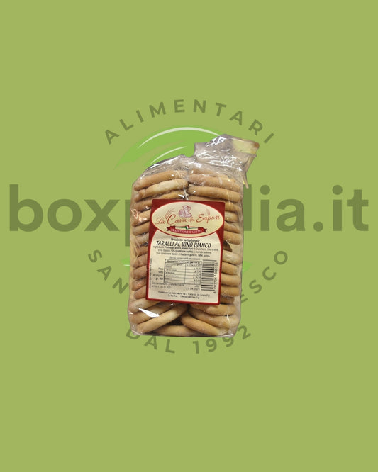 Taralli al vino bianco - 400 gr.